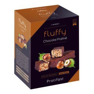 Protifast barre fluffy chocolat praliné