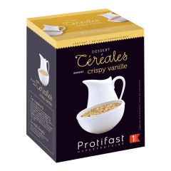 Céréales crispy vanille riches en protéines 