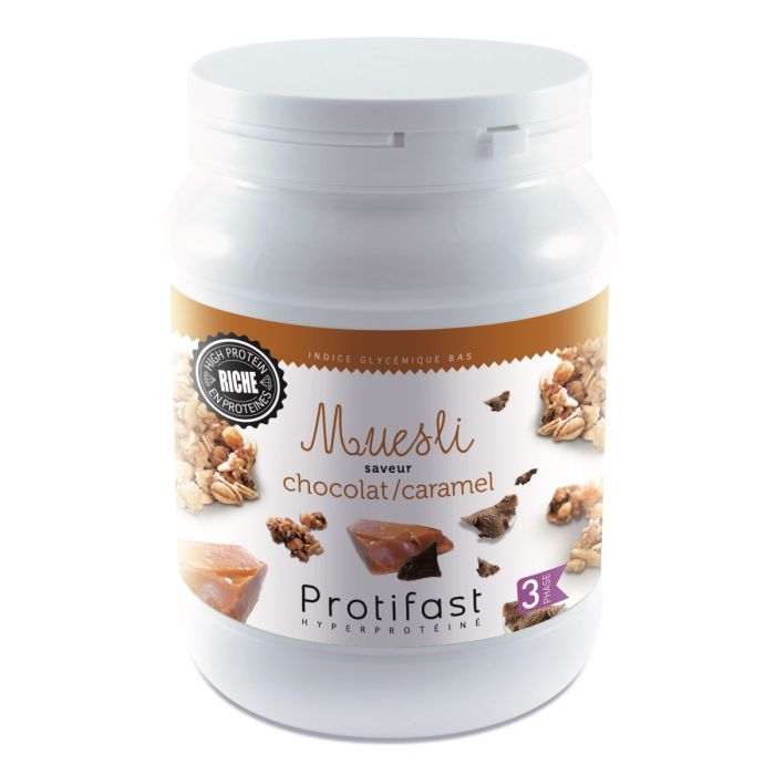 Protein Muesli 400 g Chocolat-Caramel - Modes de Vie/Besoins Diététiques
