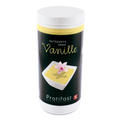 Préparation vanille en poudre riche en protéines. Pot économique 500 g