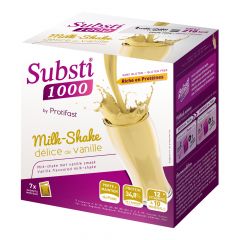 Substi1000 milk-shake pour substitut de repas délice de vanille.
